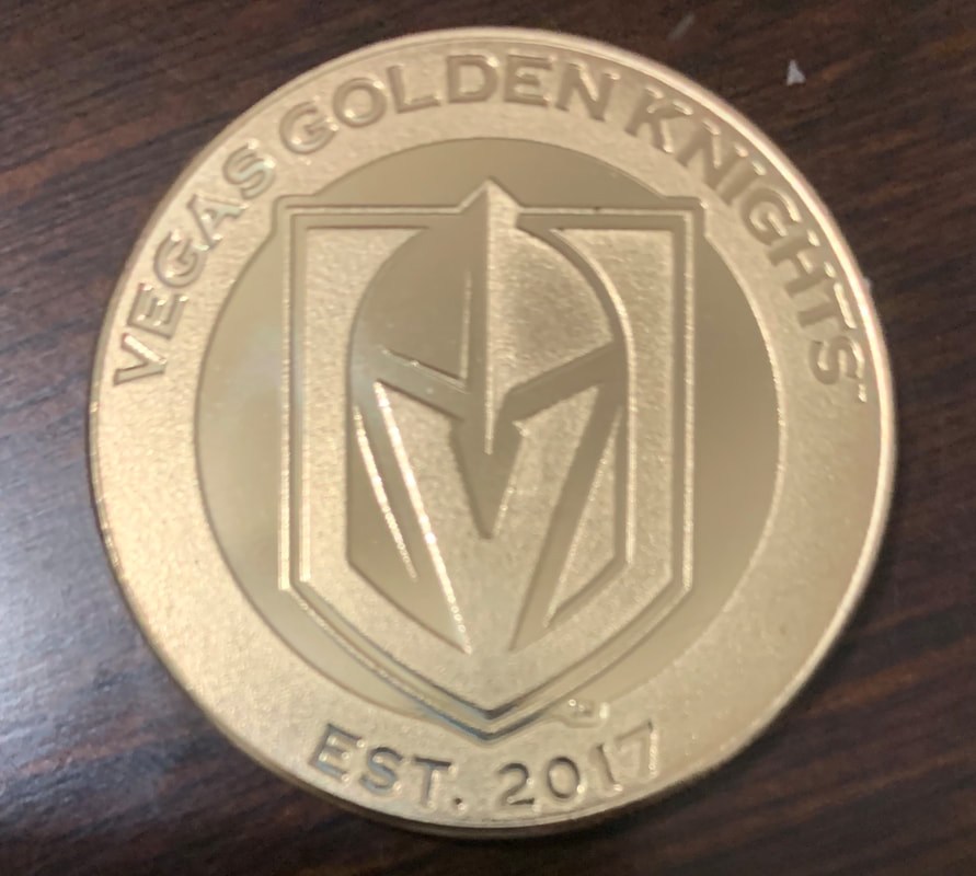 Golden Las Vegas Metropolitan Police Commemorative Challenge Coin Collection Art 